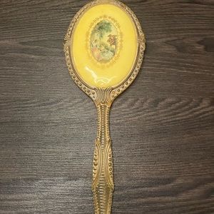 Vintage Hand Held Beauty Mirror